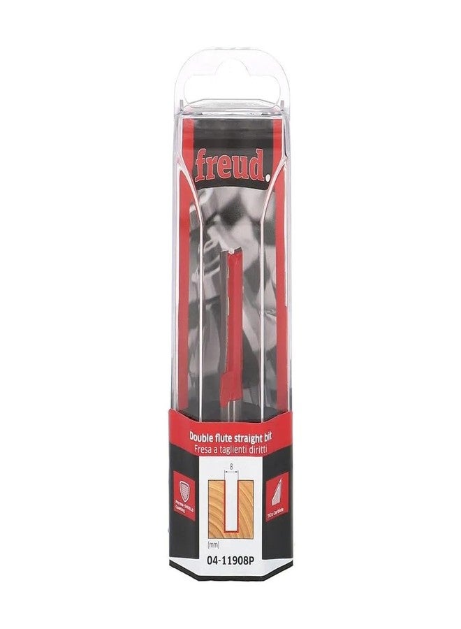 Freud (BOSCH Group) F03FR01448 Double Flute Straight Bit Type C - Wood - 8mm - Image 2